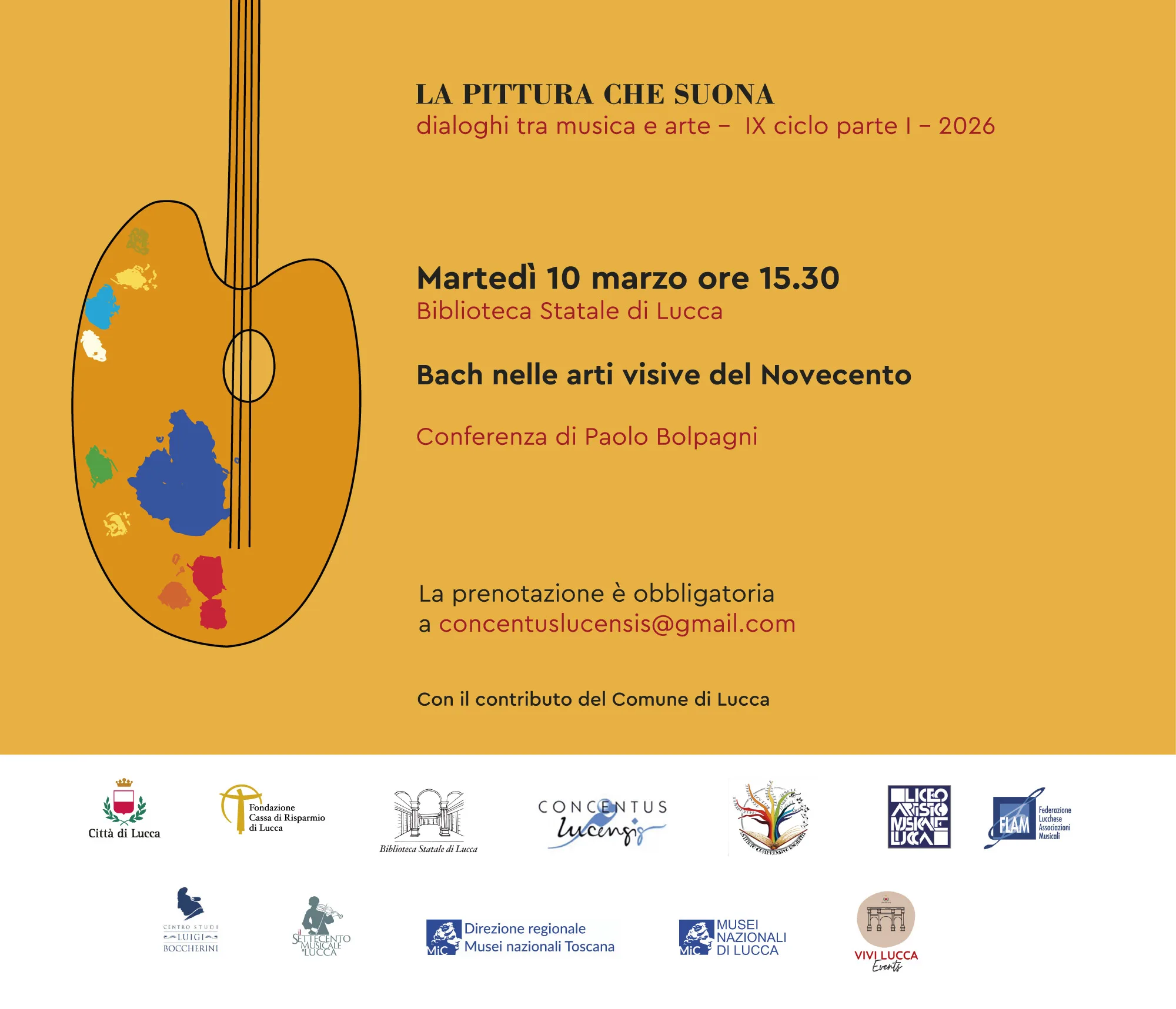 Bach nelle arti visive del Novecento, con Paolo Bolpagni – martedì 10 marzo 2026